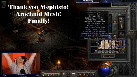 diablo 2 resurrected arachnid mesh.